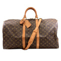 Louis Vuitton Keepall 55 Bandouliere Boston Bag Monogram Canvas