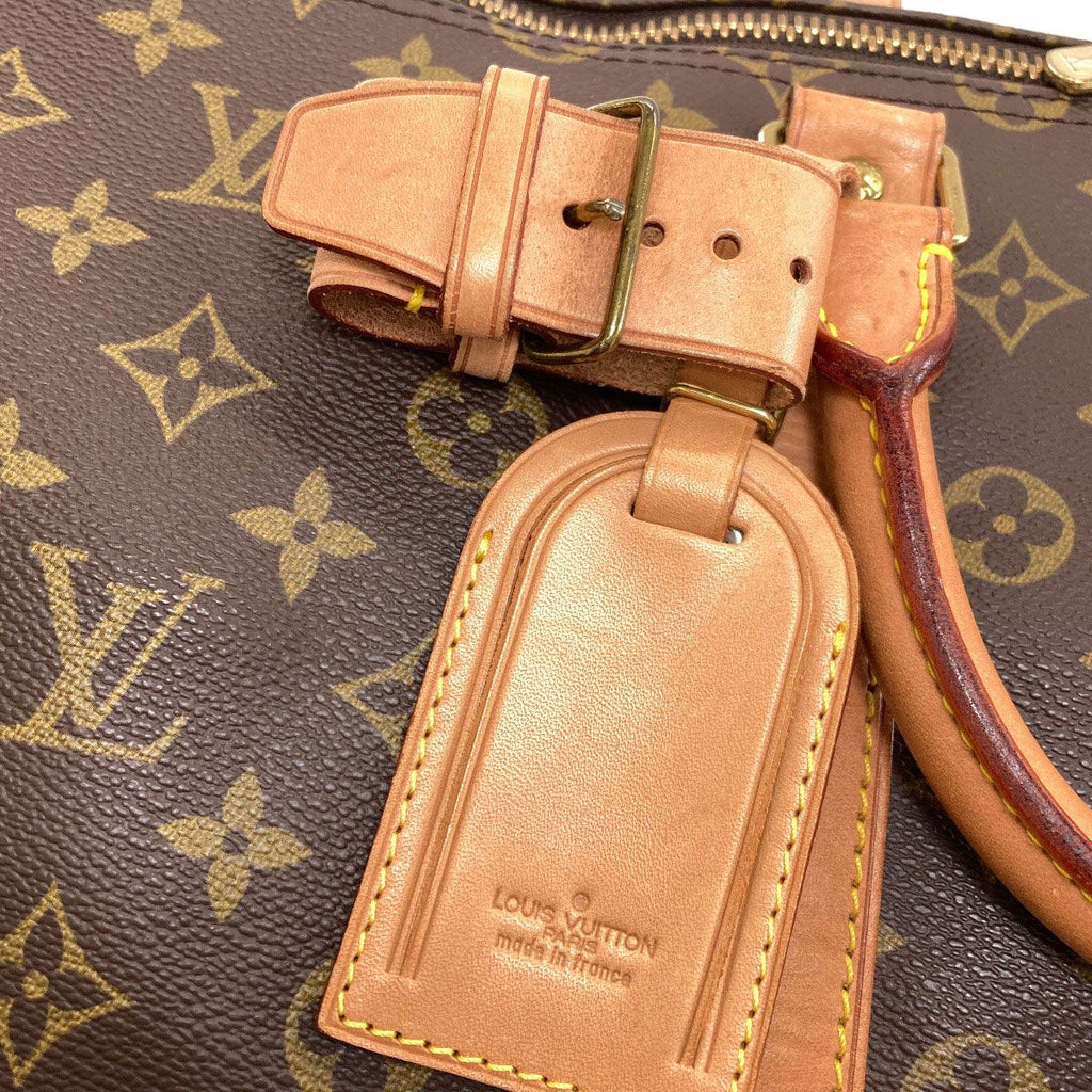 Louis Vuitton Keepall 55 Bandouliere Boston Bag Monogram Canvas — view 8