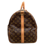 Louis Vuitton Keepall 55 Bandouliere Boston Bag Monogram Canvas — view 3