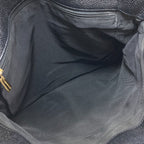 Chanel CC Logo Gold Tote Grained Calfskin — view 6