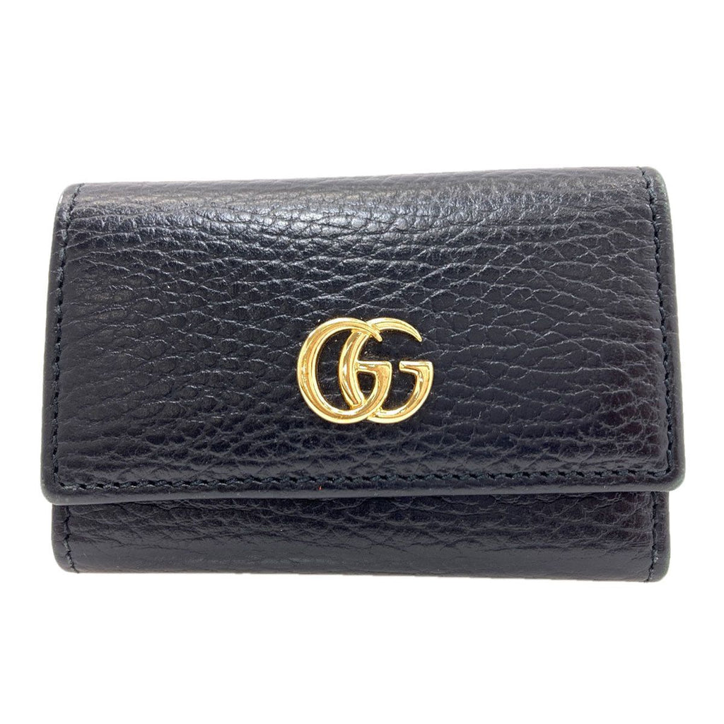 Gucci GG Marmont Key Case Leather Key Holder