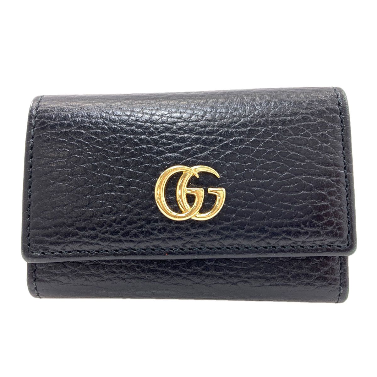 Gucci GG Marmont Key Case Leather Key Holder