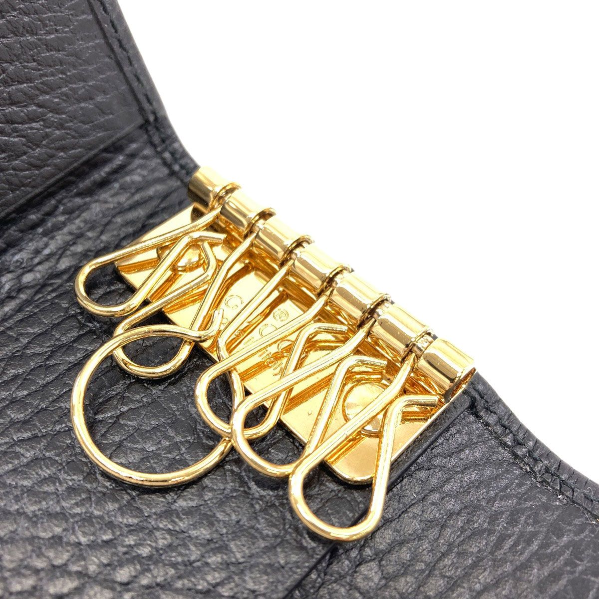 Gucci GG Marmont Key Case Leather Key Holder — view 5