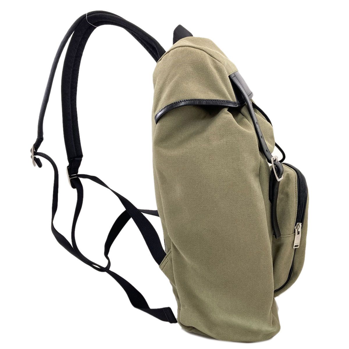 Saint Laurent Logo Backpack Canvas — view 3