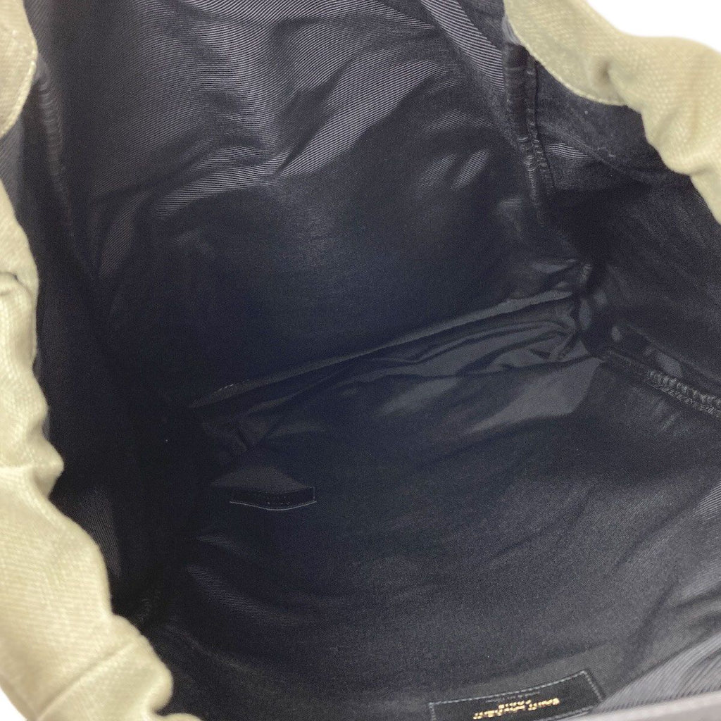 Saint Laurent Logo Backpack Canvas — view 5