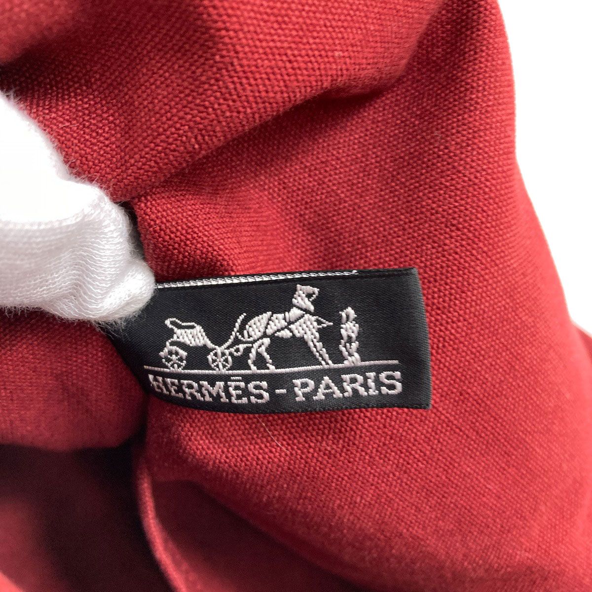 Hermes Fourre Tout Cabas Tote Canvas — view 6