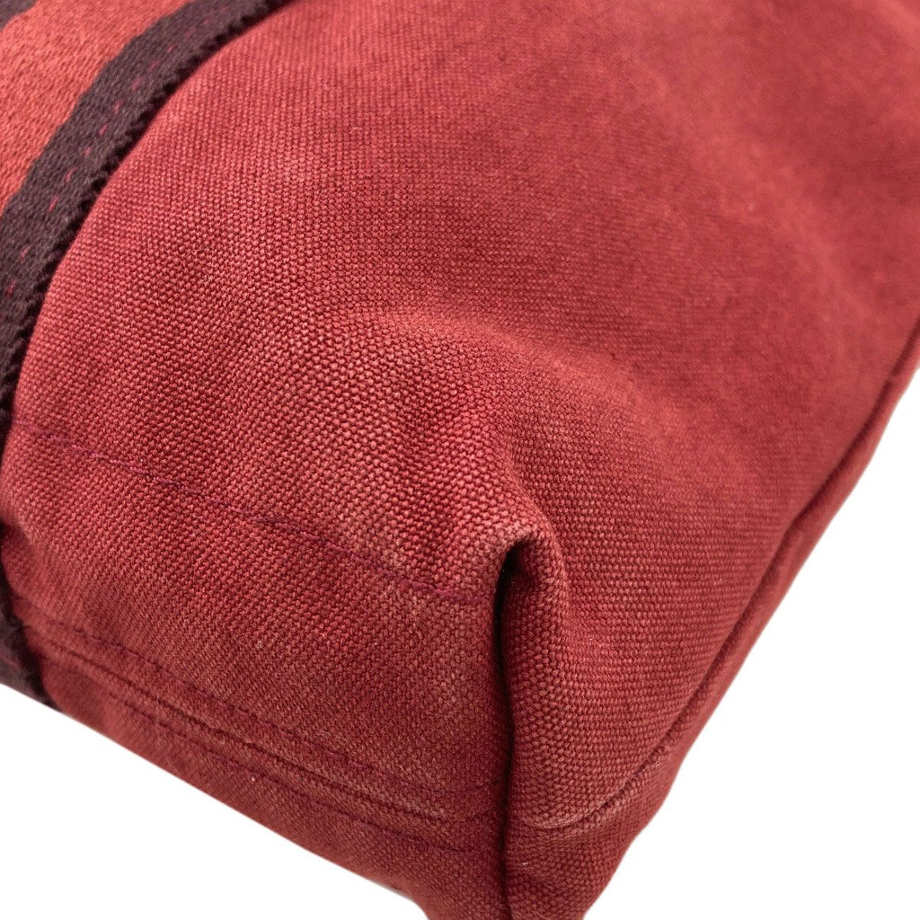 Hermes Fourre Tout Cabas Tote Canvas — view 9