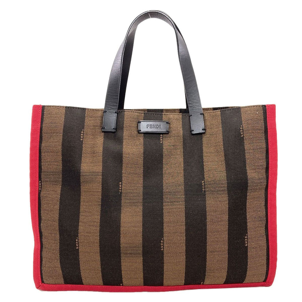 Fendi Pecan Handbag Canvas
