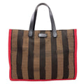 Fendi Pecan Handbag Canvas