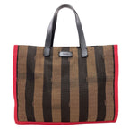 Fendi Pecan Handbag Canvas