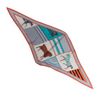 Hermes Losange MM Couvertures Et Tenues de Jour Horsewear Scarf Multicolor Silk — view 2