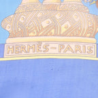 Hermes Carre Jean 140 Rencontre Oceane Atlantic Encounter Silk Scarf — view 7