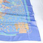 Hermes Carre Jean 140 Rencontre Oceane Atlantic Encounter Silk Scarf — view 5