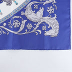 Hermes Reprint Carre 90 la Promenade de Longchamps Walk to Long Chien Silk — view 5