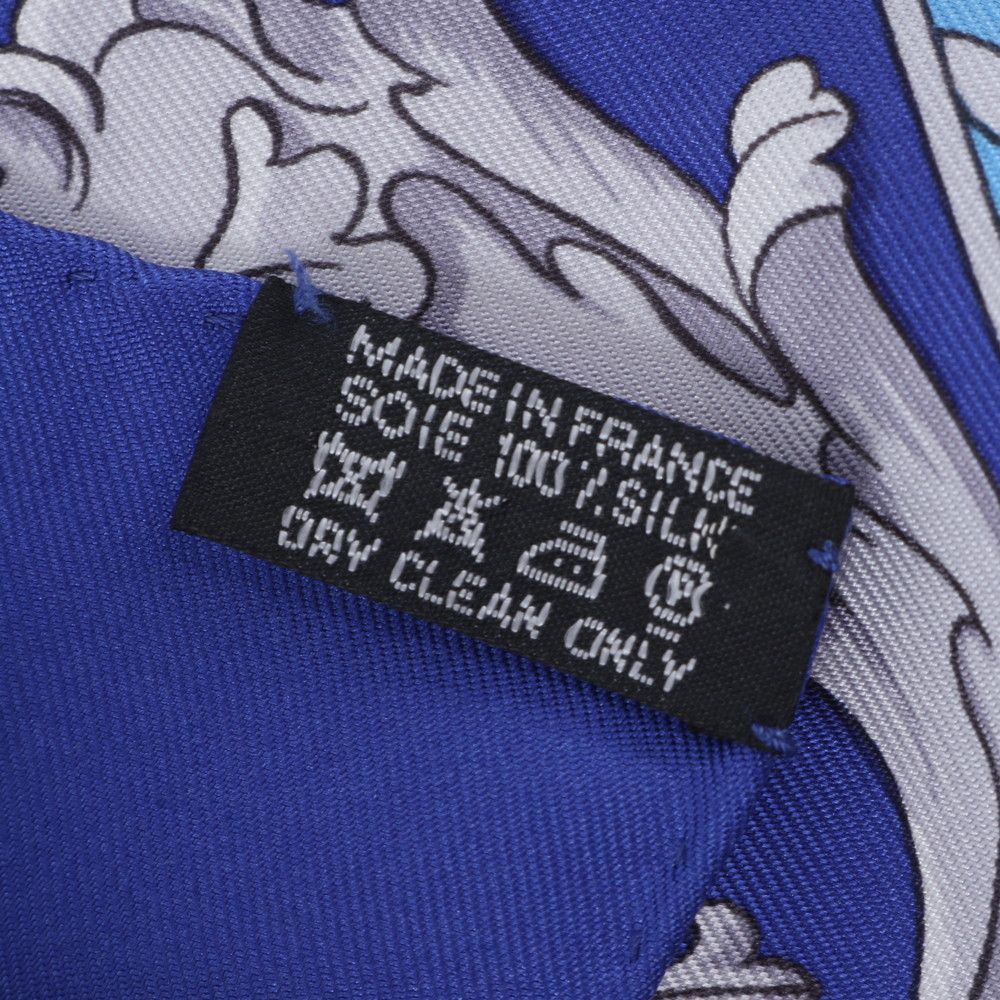 Hermes Reprint Carre 90 la Promenade de Longchamps Walk to Long Chien Silk — view 8