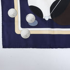 Hermes Carre 90 Swing Golf Club Silk 100% Scarf — view 4