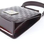 Louis Vuitton Damier Vernis Club Leather 2-Way Shoulder Bag Crossbody Hand — view 6