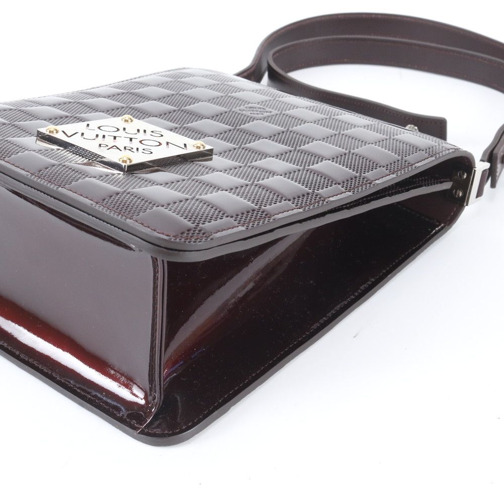 Louis Vuitton Damier Vernis Club Leather 2-Way Shoulder Bag Crossbody Hand — view 6