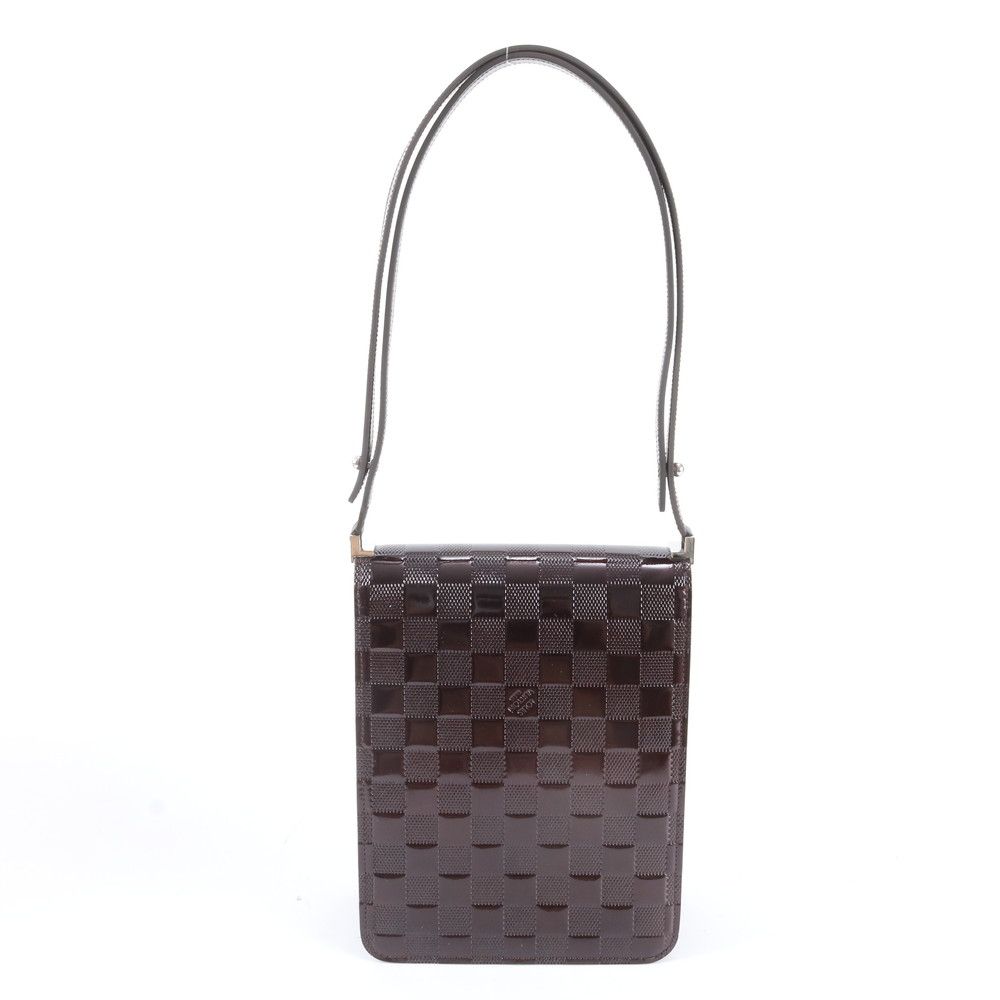 Louis Vuitton Damier Vernis Club Leather 2-Way Shoulder Bag Crossbody Hand — view 4