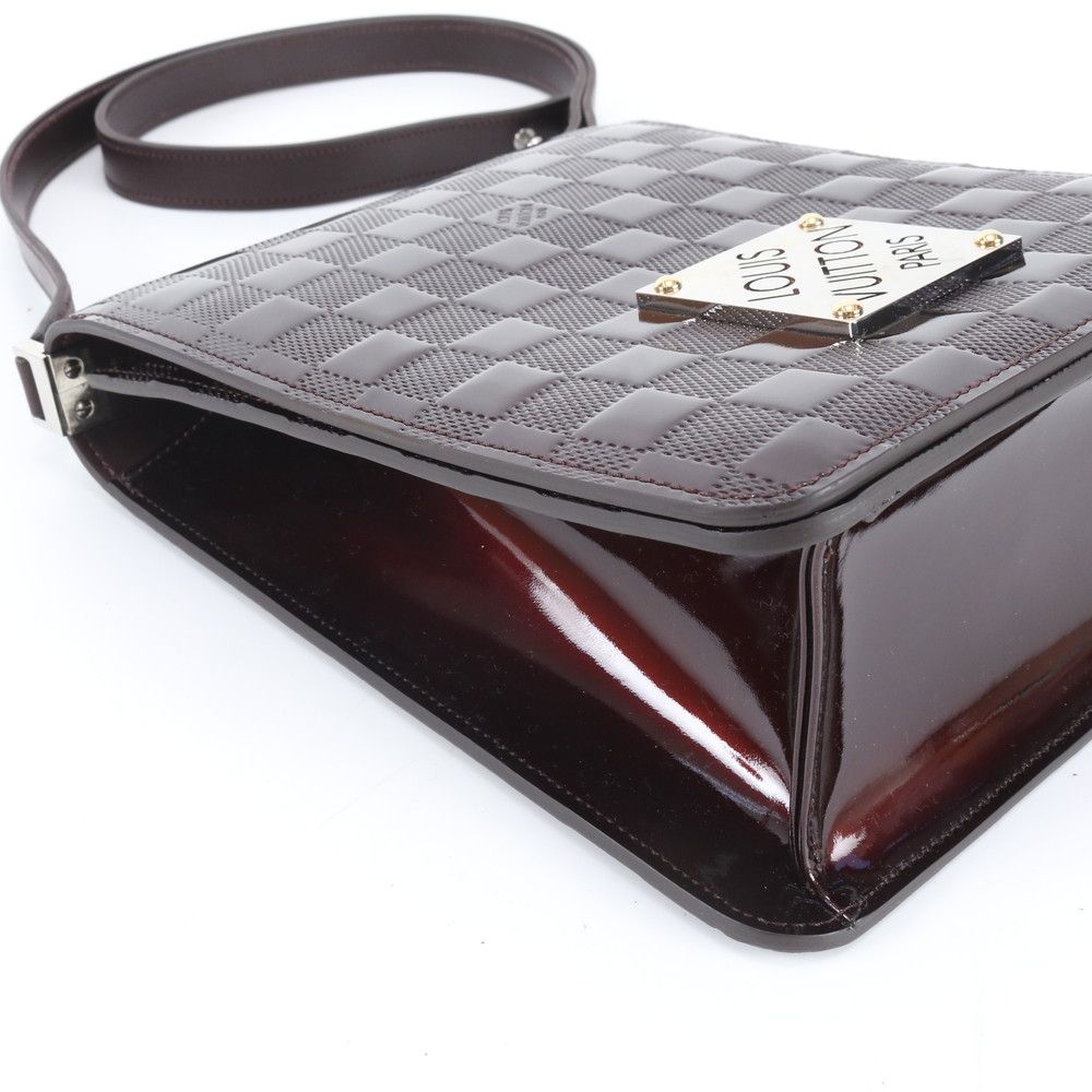 Louis Vuitton Damier Vernis Club Leather 2-Way Shoulder Bag Crossbody Hand — view 8