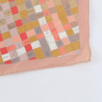 Hermes Tag Lozange Bolduc Pattern Silk 100% Triangle Scarf — view 4