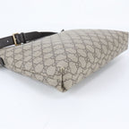 Gucci GG Supreme Leather Shoulder Bag Crossbody Messenger Business Tote — view 4
