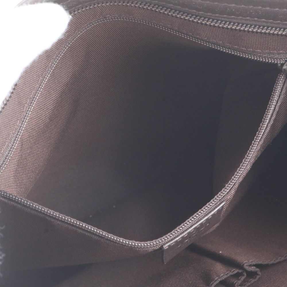 Gucci GG Supreme Leather Shoulder Bag Crossbody Messenger Business Tote — view 8