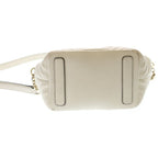 Gucci GG Marmont Small 2-Way Shoulder Bag White Leather Gold — view 4