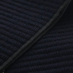 Dior Logo Oblique Big Scarf Navy Silk Blend — view 6