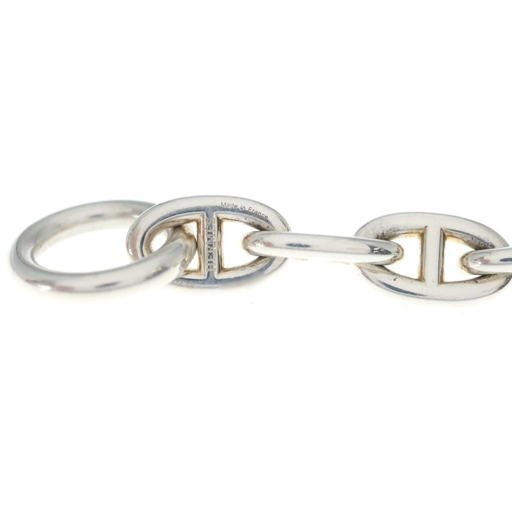Hermes Chaine D'ancre Bracelet TGM 12 Links Silver — view 5
