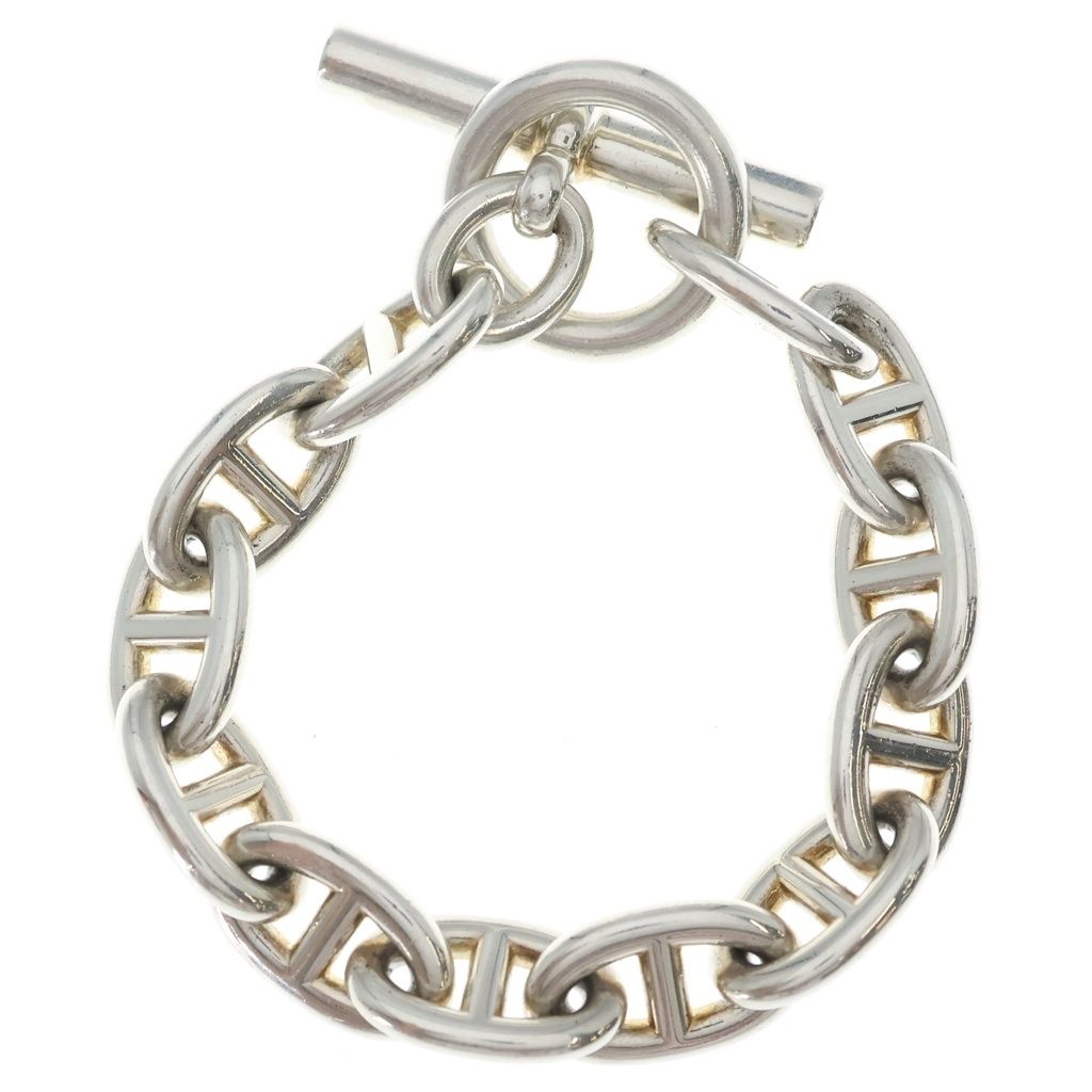 Hermes Chaine D'ancre Bracelet TGM 12 Links Silver — view 2