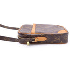 Louis Vuitton Monogram Danube Leather Shoulder Bag Brown — view 3