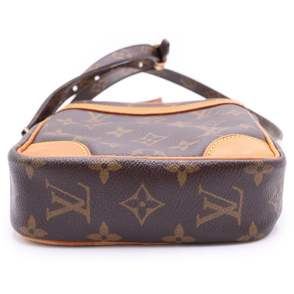 Louis Vuitton Monogram Danube Leather Shoulder Bag Brown — view 4