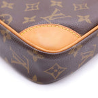Louis Vuitton Monogram Danube Leather Shoulder Bag Brown — view 5