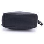 Prada Vitello Phoenix Shoulder Bag Black Leather Gold — view 4