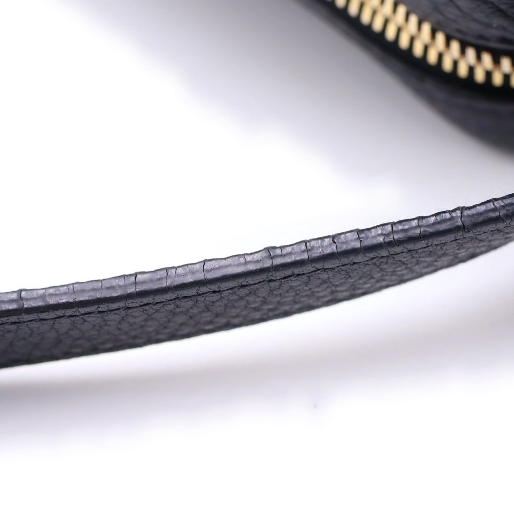 Prada Vitello Phoenix Shoulder Bag Black Leather Gold — view 7