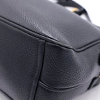 Prada Vitello Phoenix Shoulder Bag Black Leather Gold — view 5