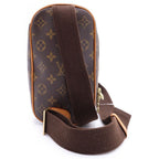 Louis Vuitton Pochette Gange Monogram Leather Shoulder Bag Brown — view 2