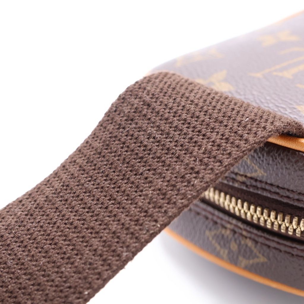 Louis Vuitton Pochette Gange Monogram Leather Shoulder Bag Brown — view 7