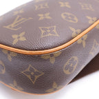 Louis Vuitton Pochette Gange Monogram Leather Shoulder Bag Brown — view 5