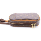 Louis Vuitton Pochette Gange Monogram Leather Shoulder Bag Brown — view 3