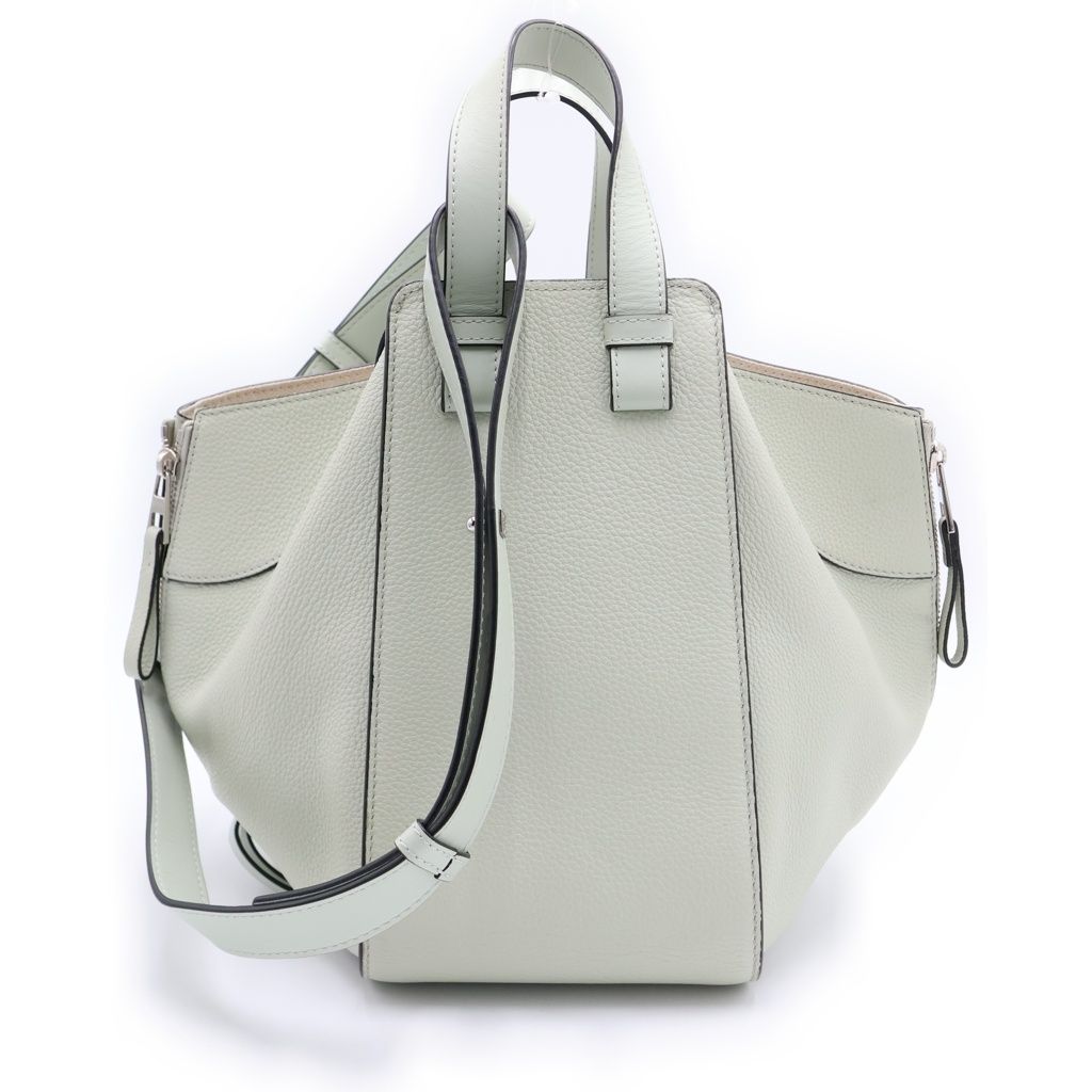 Loewe Hammock Small Leather 2-Way Shoulder Bag Green — view 2