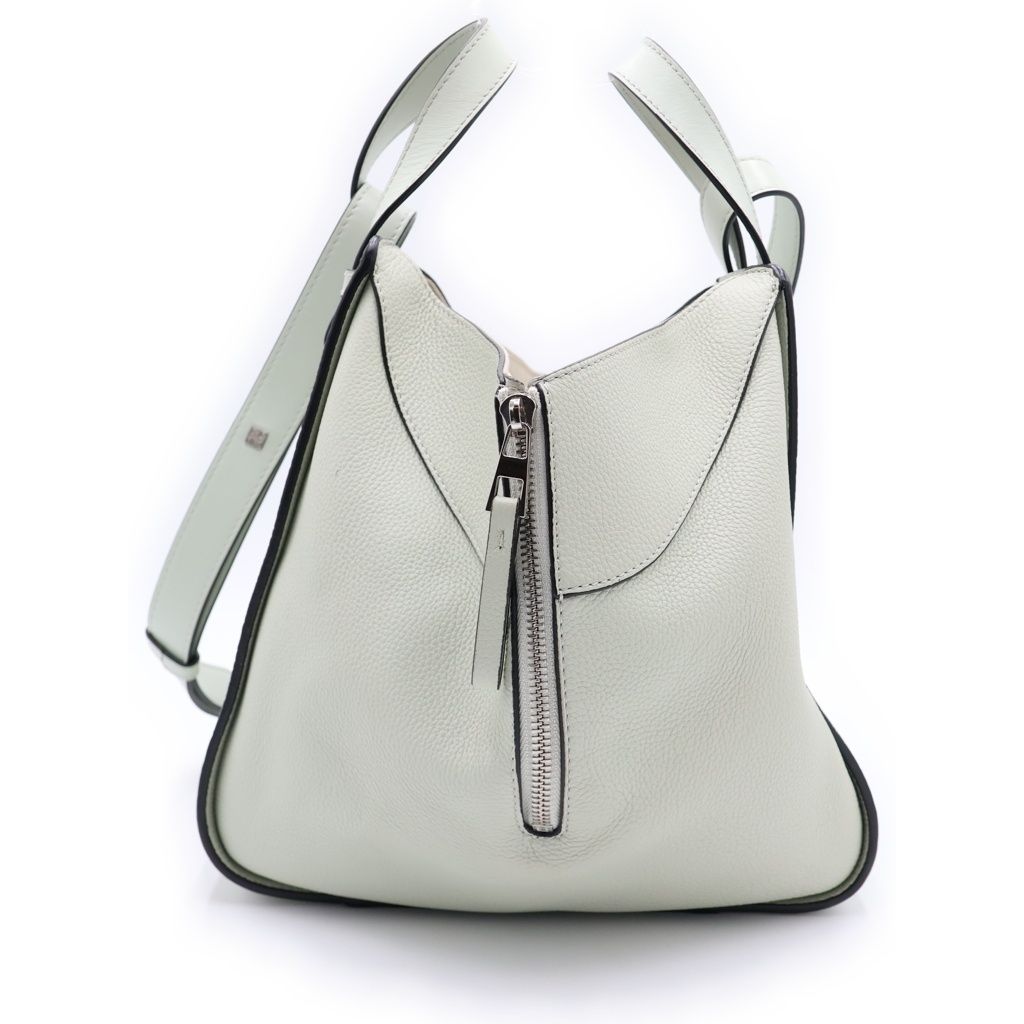 Loewe Hammock Small Leather 2-Way Shoulder Bag Green — view 3