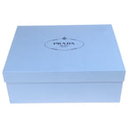 Prada Chocolate Leather Heels Loafers Shoes Black — view 7