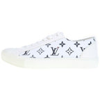 Louis Vuitton Monogram Tattoo Line Leather Low Cut Sneakers White