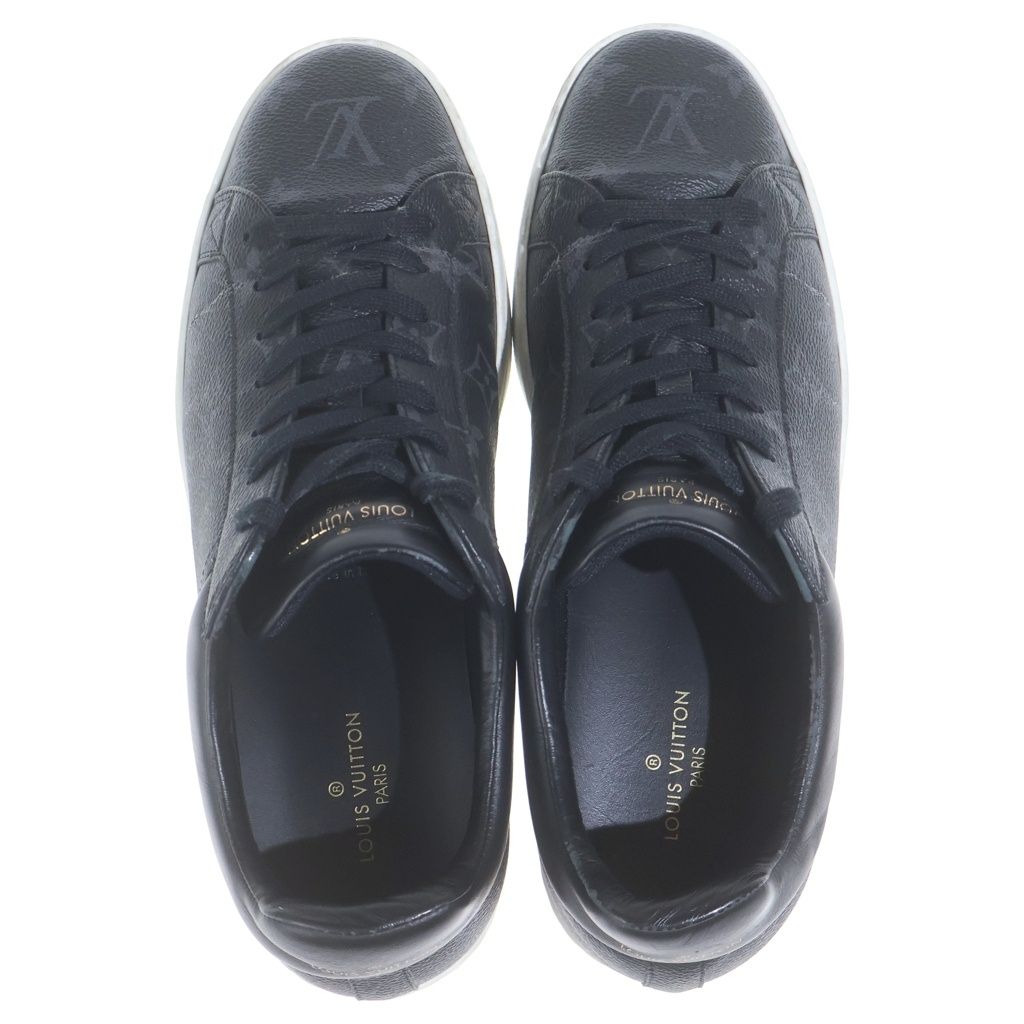 Louis Vuitton Luxembourg Monogram Low Cut Sneakers Black — view 4