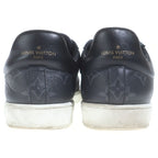 Louis Vuitton Luxembourg Monogram Low Cut Sneakers Black — view 3
