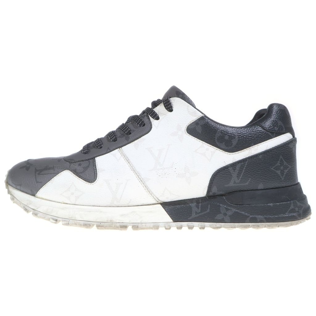 Louis Vuitton Run Away Monogram Low Cut Sneakers Black White