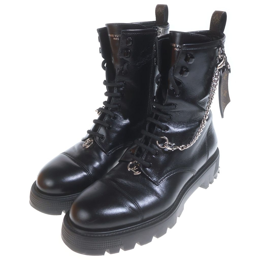 Louis Vuitton Monogram District Boots Black — view 2