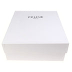 Celine Trainer Leather High Cut Sneakers Black White — view 7